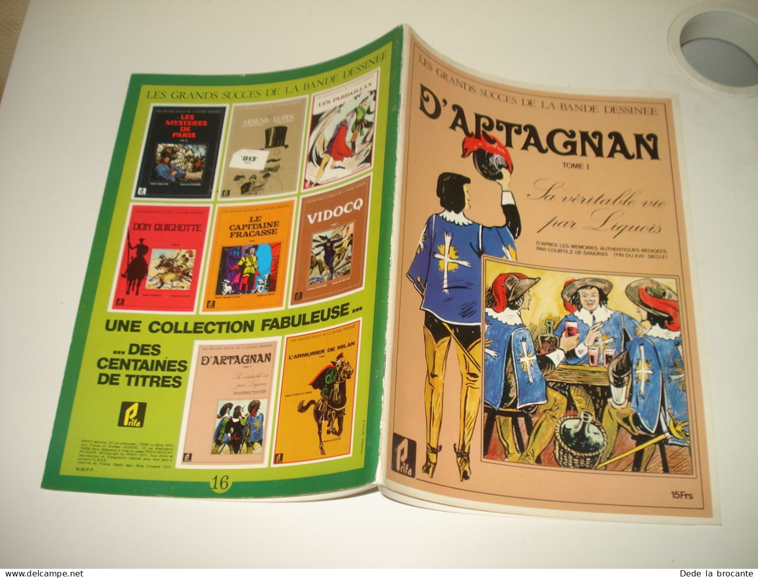 C54 / Grands Succes De La BD " D'Artagnan Tome 1  " - EO De 1977 - Quasi Neuf - Altri & Non Classificati