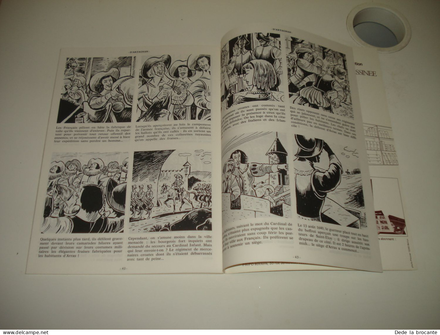 C54 / Grands succes de la BD " D'Artagnan Tome 1  " - EO de 1977 - Quasi neuf