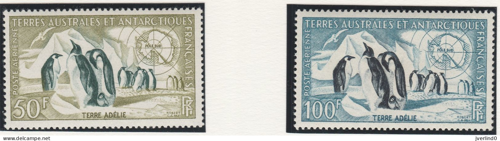 TAAF Poste Aérienne N° 2 + 3 Neufs MNH Manchots - Penguins - Nuevos