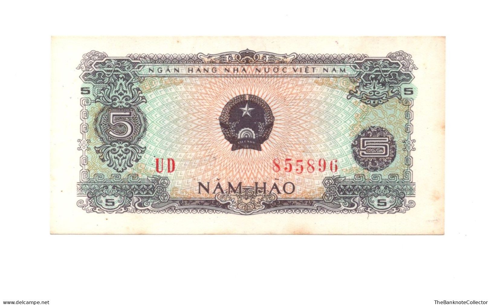 Vietnam 5 Hao 1976 P-79 UNC Foxing - Vietnam