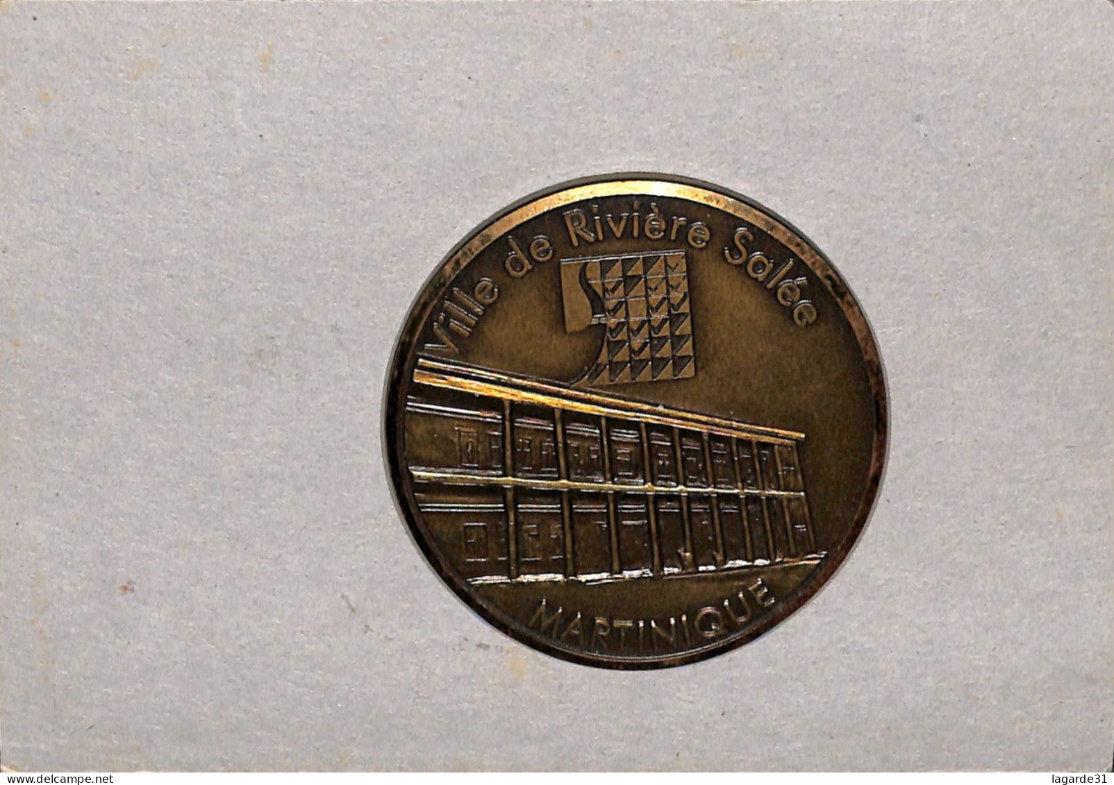 Medaille 70 MM Ville De Riviere Salée Martinique 1849-1999 150 Ans - Other & Unclassified