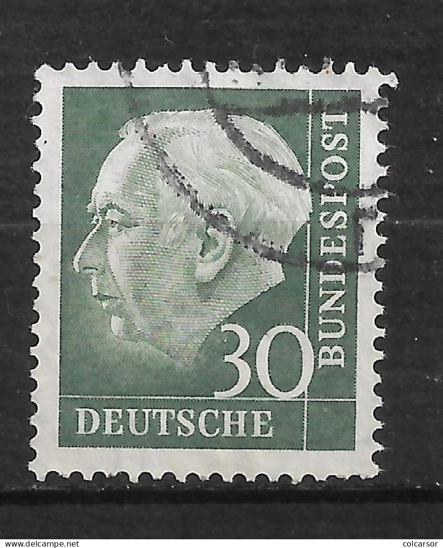 ALLEMAGNE   FÉDÉRALE " N°  125A " HEUSS " - Usati