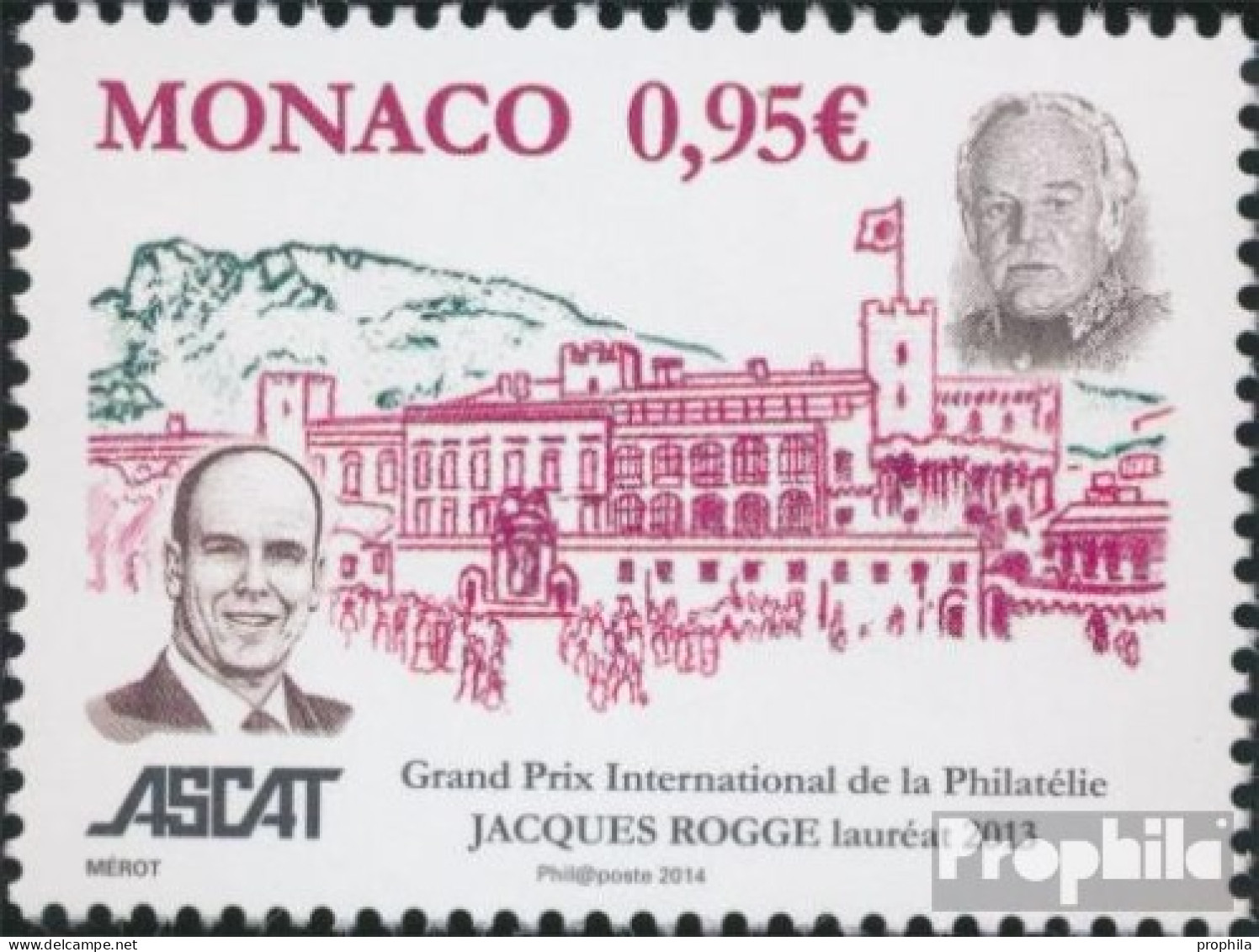 Monaco 3158 (kompl.Ausg.) Postfrisch 2013 Jaques Rogge - Neufs