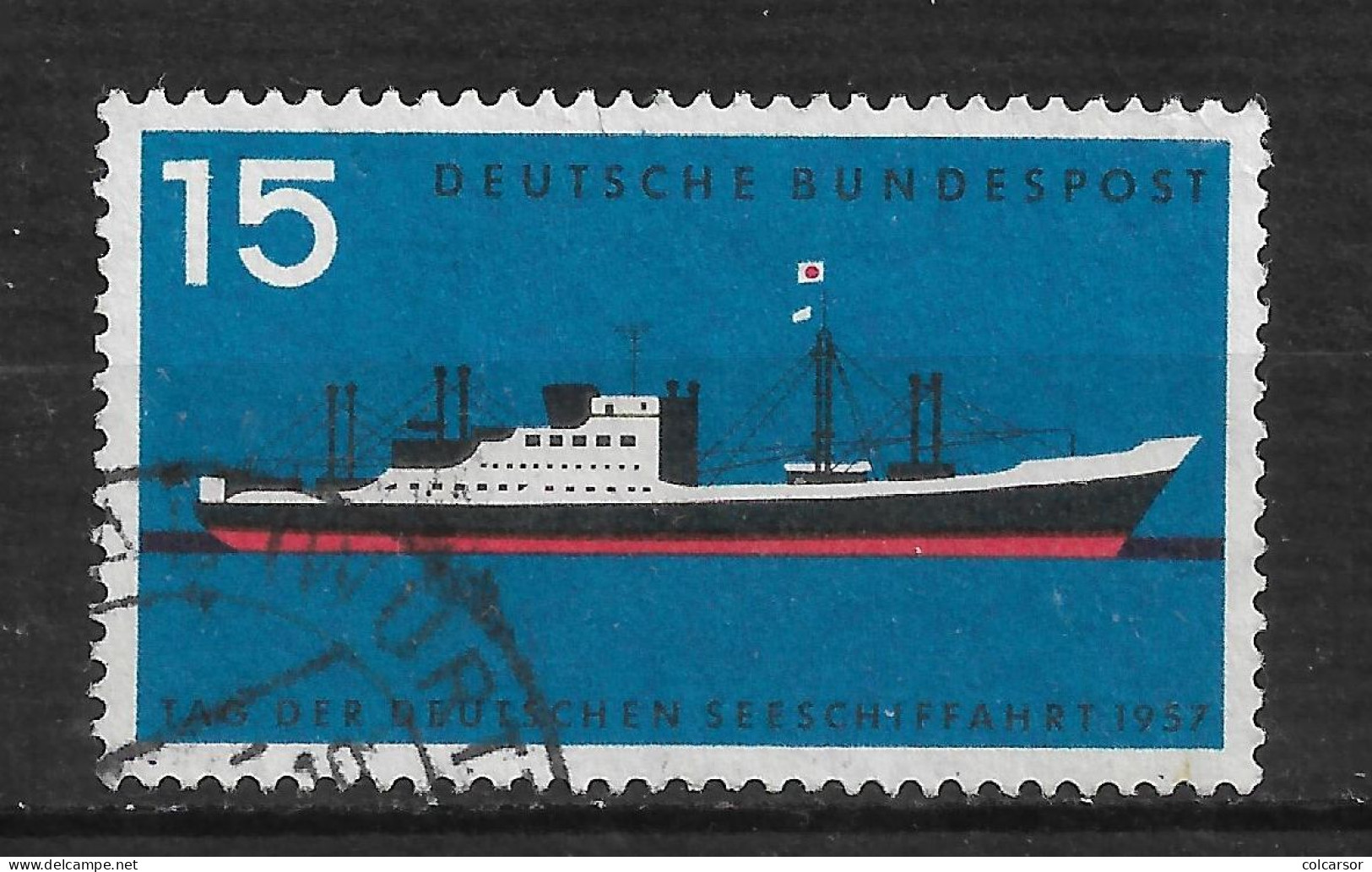 ALLEMAGNE FÉDÉRALE  N°  136 " MARINE " - Gebruikt