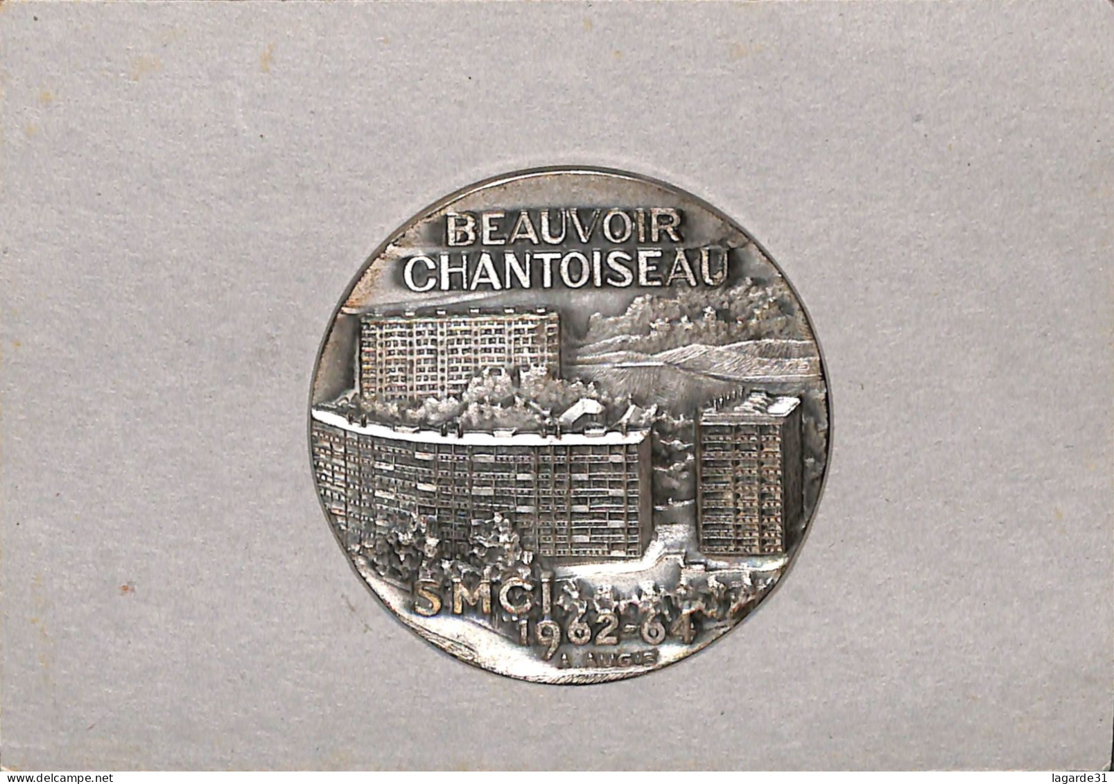 MEDAILLE 70 MM Beauvoir Chantoiseau SMCI 1962 -64 Rare Te Unique Sur Delcampe - Altri & Non Classificati