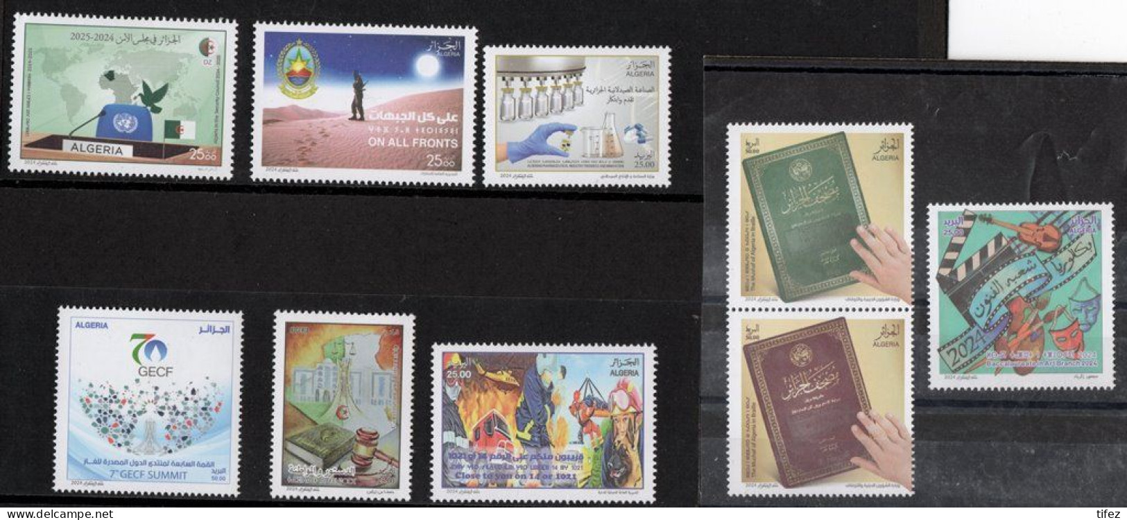 Année 2024-N°1967/1975 Neufs**MNH : 9 Valeurs : Thèmes Divers (voir Détail) - Algeria (1962-...)