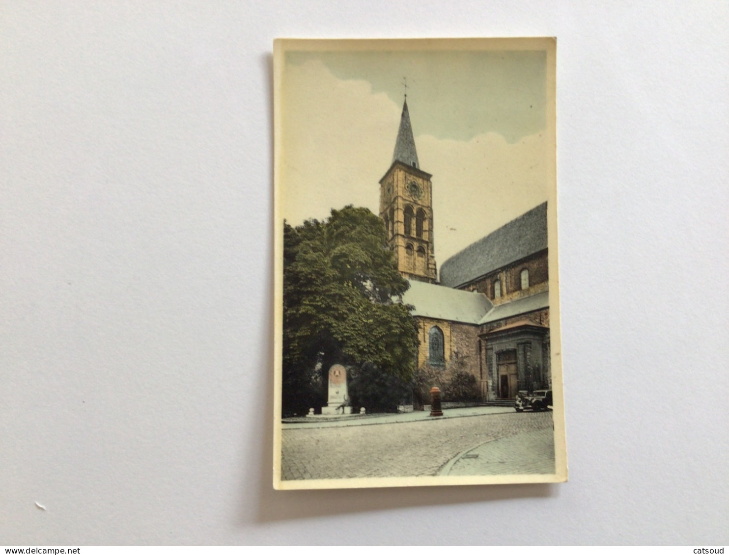 Carte Postale Ancienne Tournai Église St-Piat - Doornik