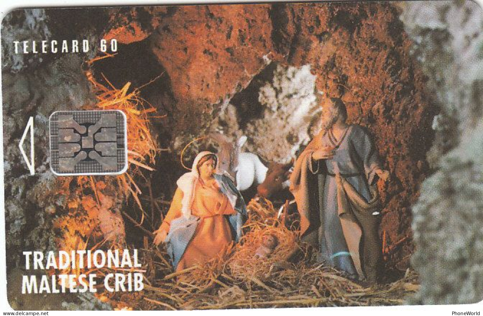 Malta, MLT-0011C, Christmas 1992 - Digit 43579 - SC4, Matt Surface, 12/92 - Nativity - Topcondition - Malte