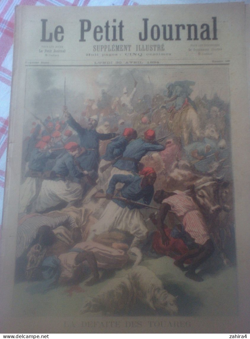 L Petit Journal N°180 La Défaite Des Touareg Les Deux Frères Salon 94 Tilsit L Royer Palais Industrie Partition Sonnet - Magazines - Before 1900