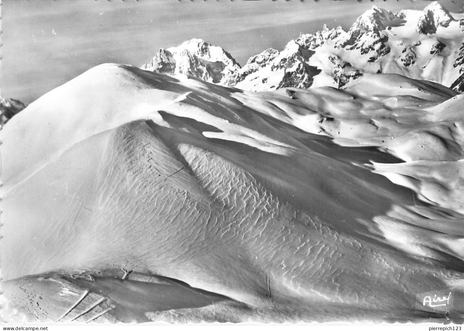 05 - Serre Chevalier - Vue De La Table D'orientation Sur Le Pelvoux Et Le Massif De L'Oisans - Serre Chevalier