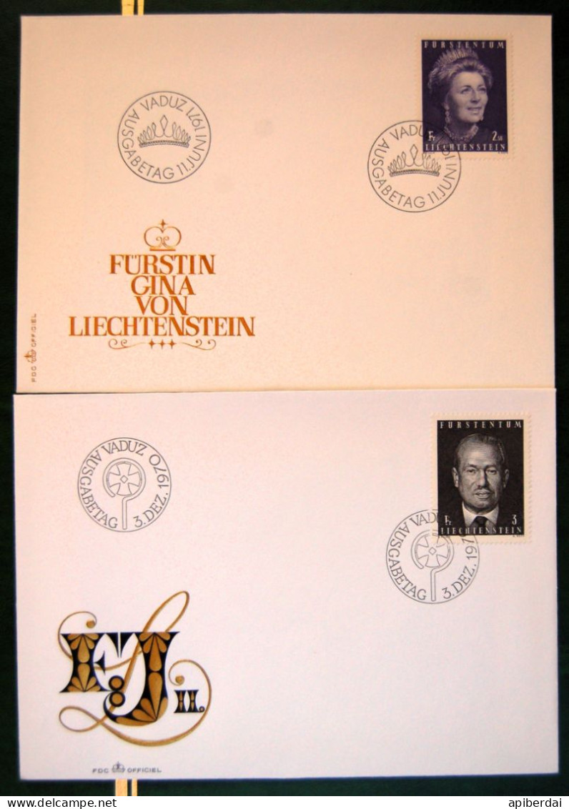 Liechtenstein - 11 FDC - Vrac (max 999 Timbres)