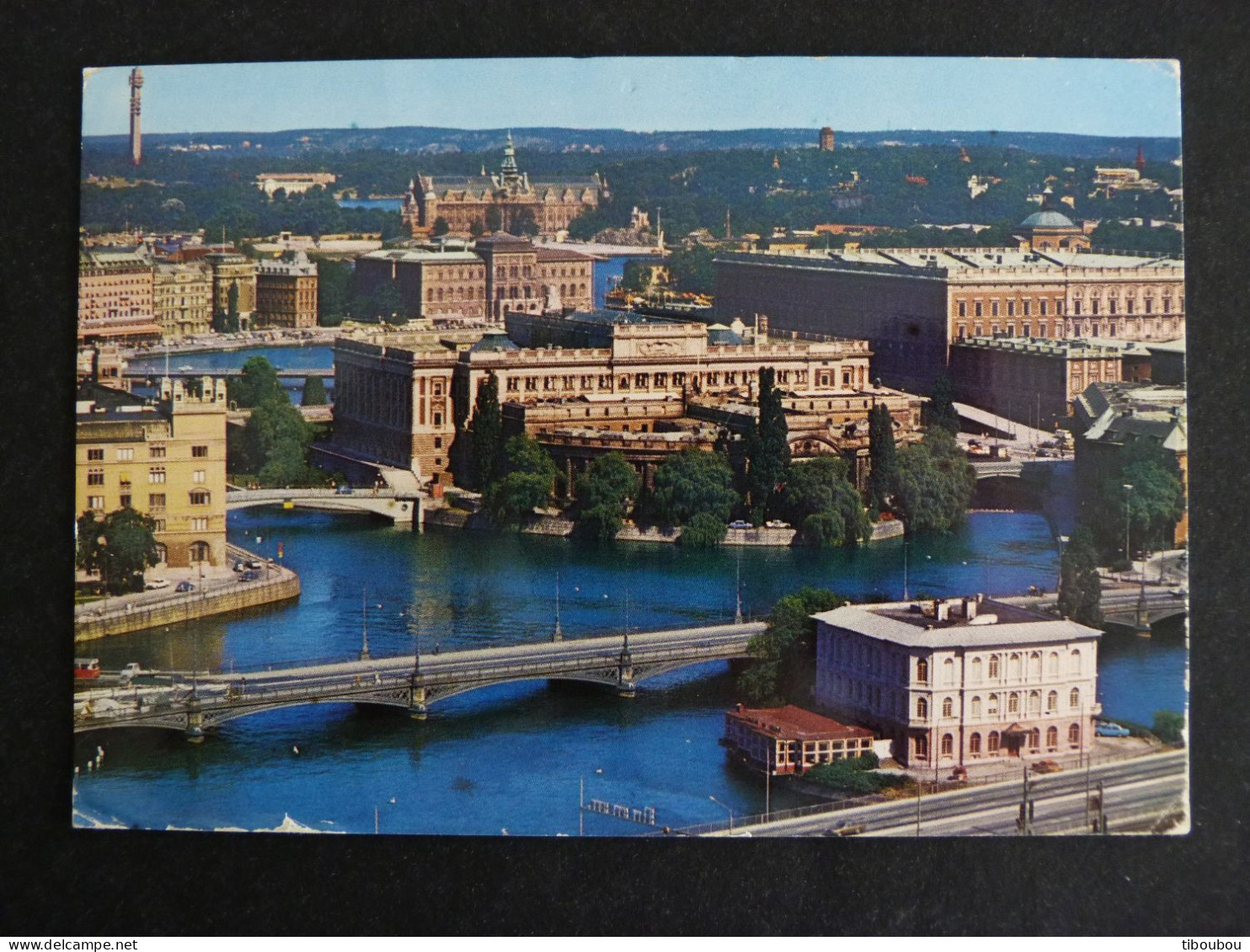 SUEDE SVERIGE SWEDEN AVEC YT 915 ROI CHARLES XVI GUSTAVE - STOCKHOLM PANORAMA - Storia Postale