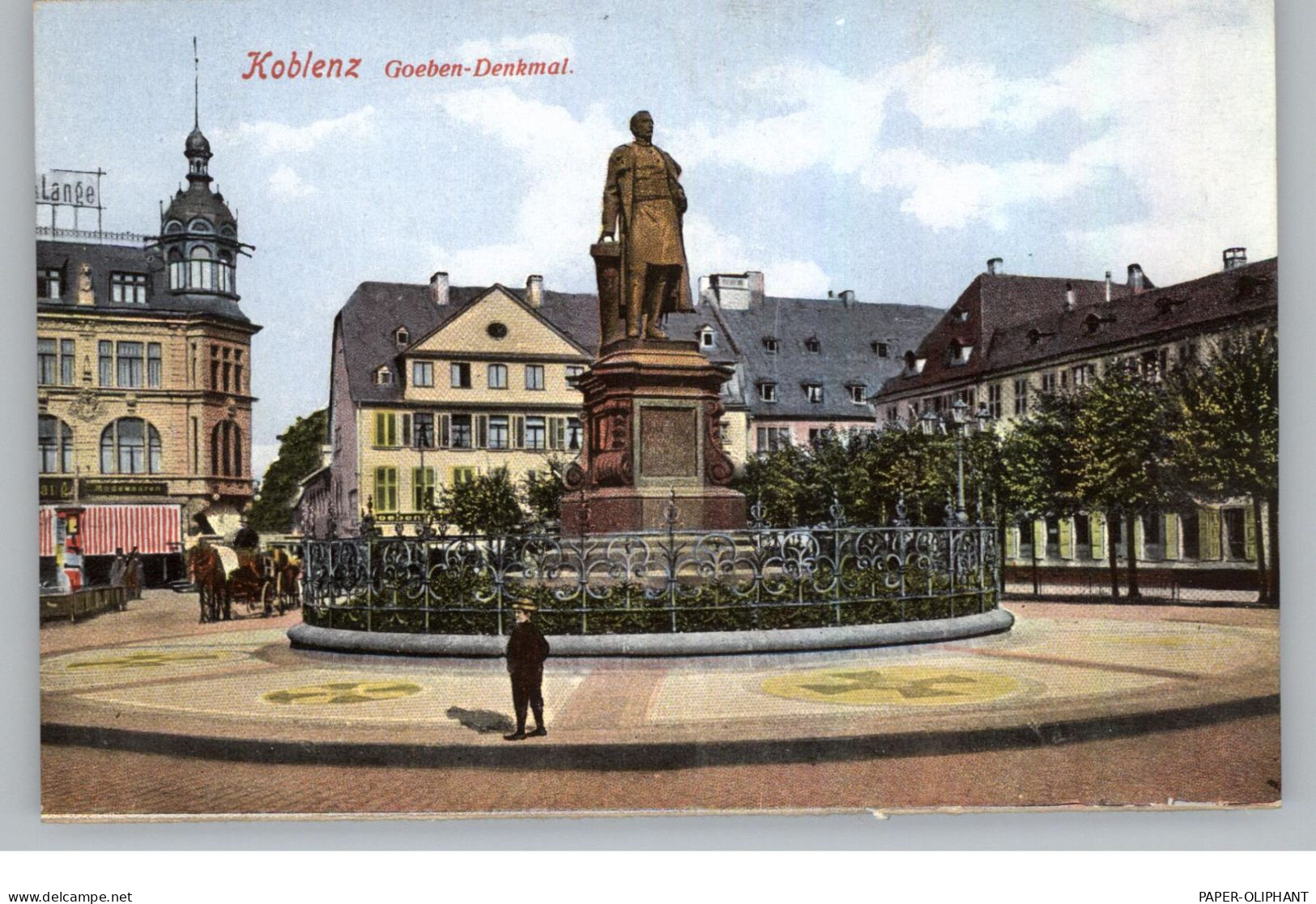 5400 KOBLENZ, Goeben-Denkmal, 1928 - Koblenz