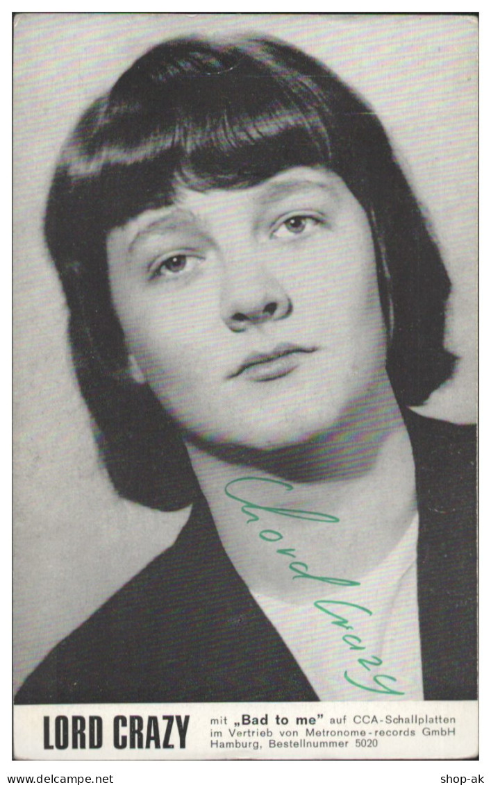 V6137/ Lord Crazy Autogramm Autogrammkarte 60er Jahre - Autographs