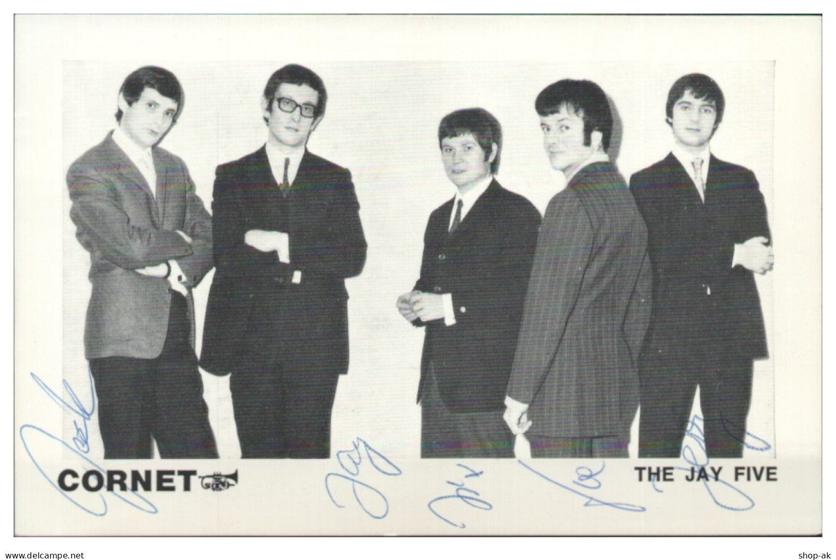 V6145/ The Jay Five  Beat- Popgruppe Autogramm Autogrammkarte 60er - Autographs