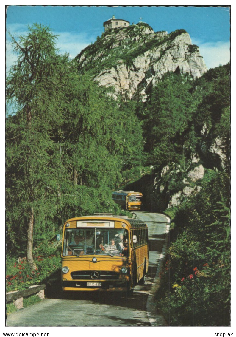 Y28427/ Postbus Omnibus  Auffahrt Zum Kehlsteinhaus AK 1977 - Post & Briefboten