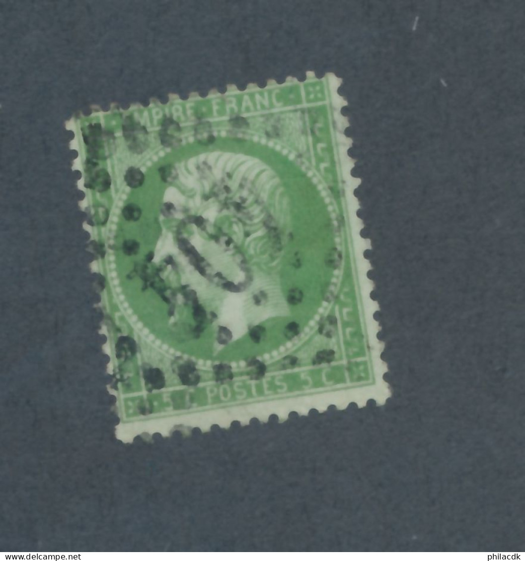 FRANCE - N° 20 OBLITERE AVEC GC 404 BEAUVAIS - 1862 - COTE : 10€ - 1862 Napoleon III