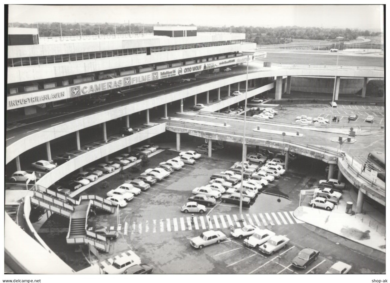 C5541/ Flughafen Tegel Parkhaus Foto 21 X 16 Cm 70er Jahre - Autres & Non Classés