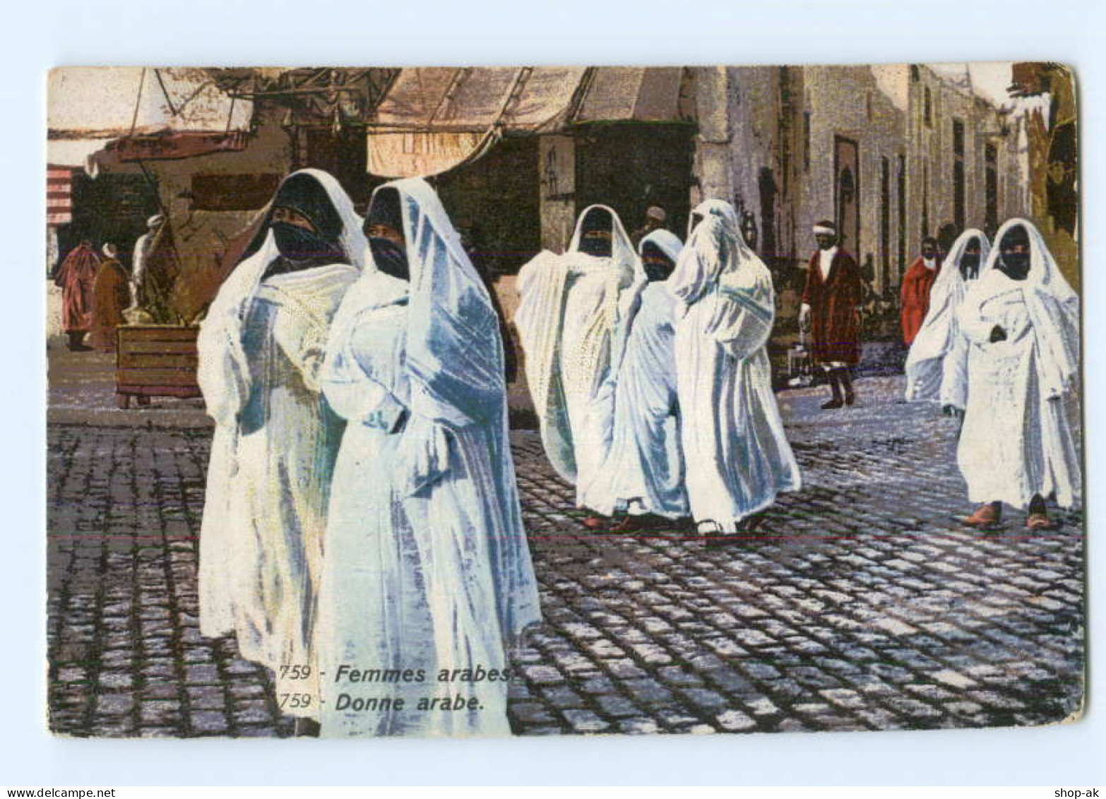 U1960/ Femmes Arabaes Verschleierte Frauen Burka Ak Ca.1912 - Unclassified