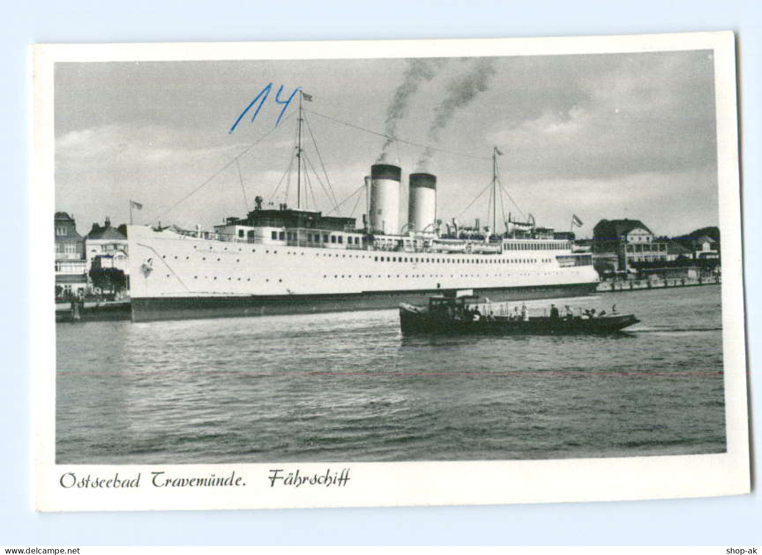 U1917/ Travemünde Fähre Drottning Victoria AK Ca.1955 - Luebeck-Travemuende