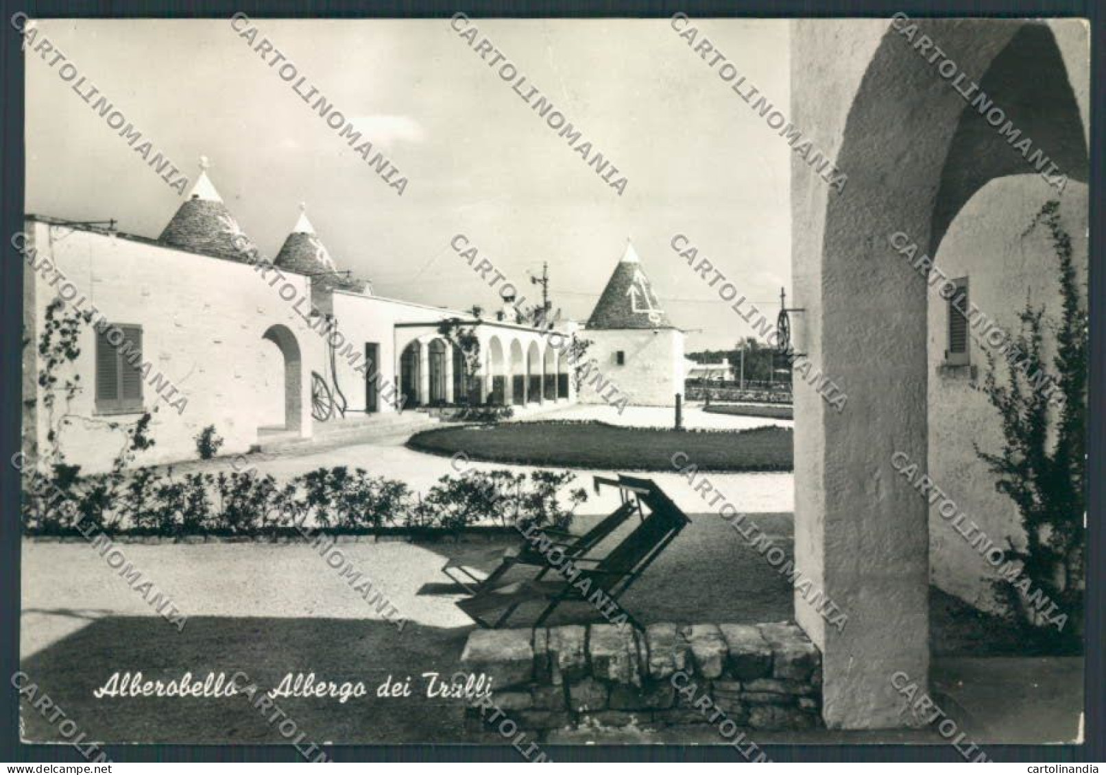 Bari Alberobello Trulli Foto FG Cartolina ZF6113 - Bari