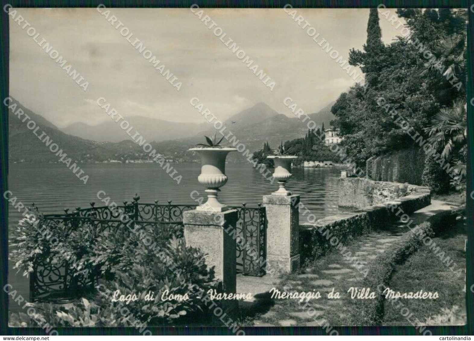 Lecco Varenna Menaggio Lago Di Como PIEGHE Foto FG Cartolina KB4373 - Lecco