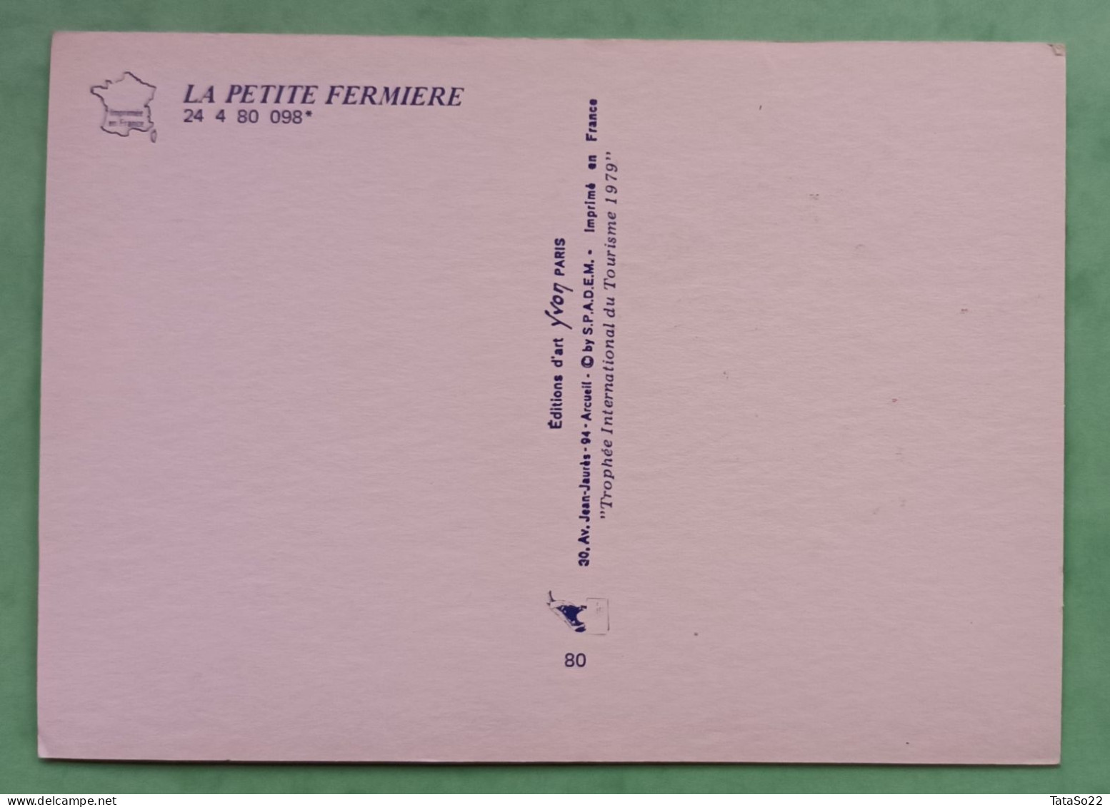 Petite Fille Cherchant De L'eau à La Pompe à Eau - éditions D'art Yvon - Contemporain (à Partir De 1950)