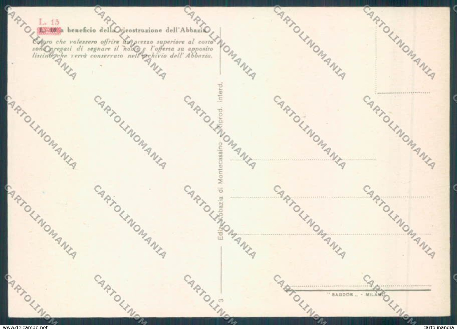 Frosinone Montecassino FG Cartolina ZF7260 - Frosinone