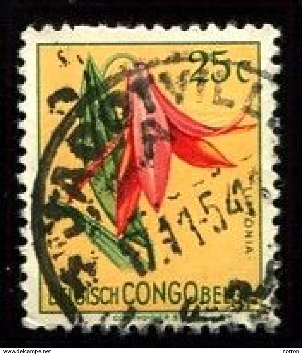 Congo Jadotville Oblit. Keach 12B(A)1 Sur C.O.B. 305 Le 17/11/1954 - Gebraucht