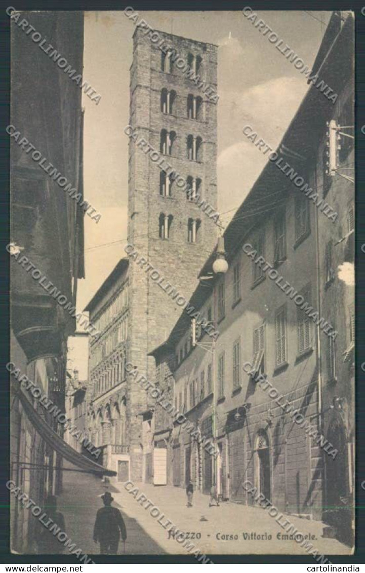 Arezzo Città ABRASA Cartolina ZF1970 - Arezzo