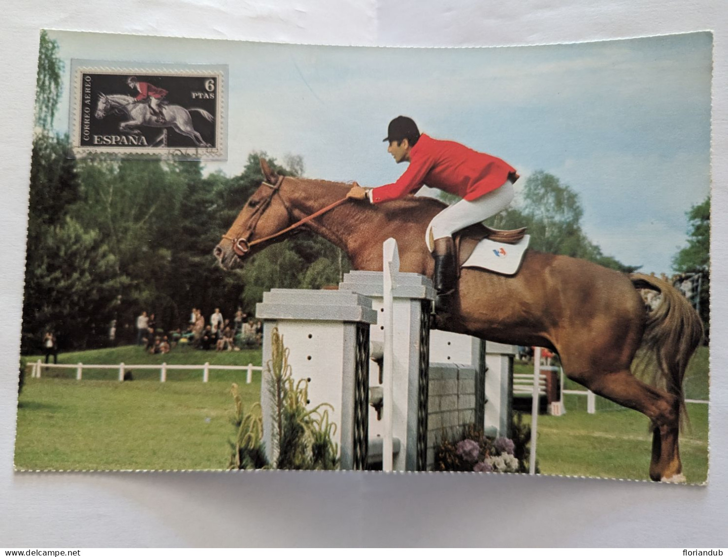 CP Grand Format Et Timbre - Équitation Jumping édition Imark - Horse Show