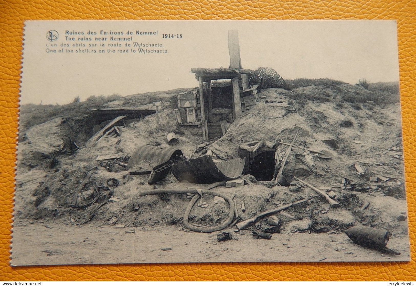 KEMMEL  -  Puinen  - Ruines -  Un Des Abris Sur La Route De Wytschaele - Heuvelland