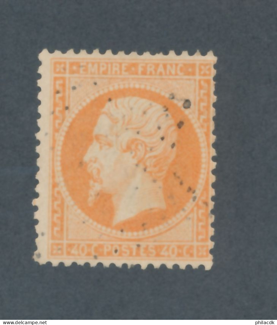 FRANCE - N° 23 OBLITERE AVEC ETOILE DE PARIS - 1862 - COTE : 17€ - 1862 Napoléon III