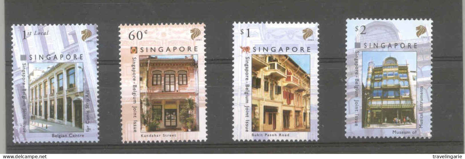 Singapore 2005 Old Shops , Architecture MNH ** - Singapour (1959-...)