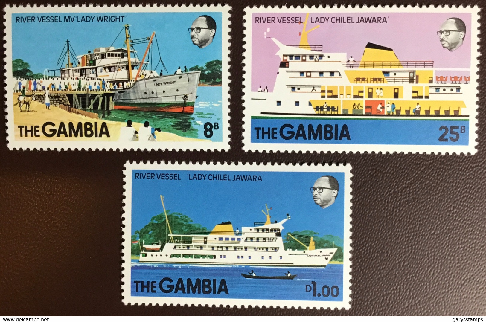 Gambia 1978 River Vessel Launching MNH - Gambia (1965-...)