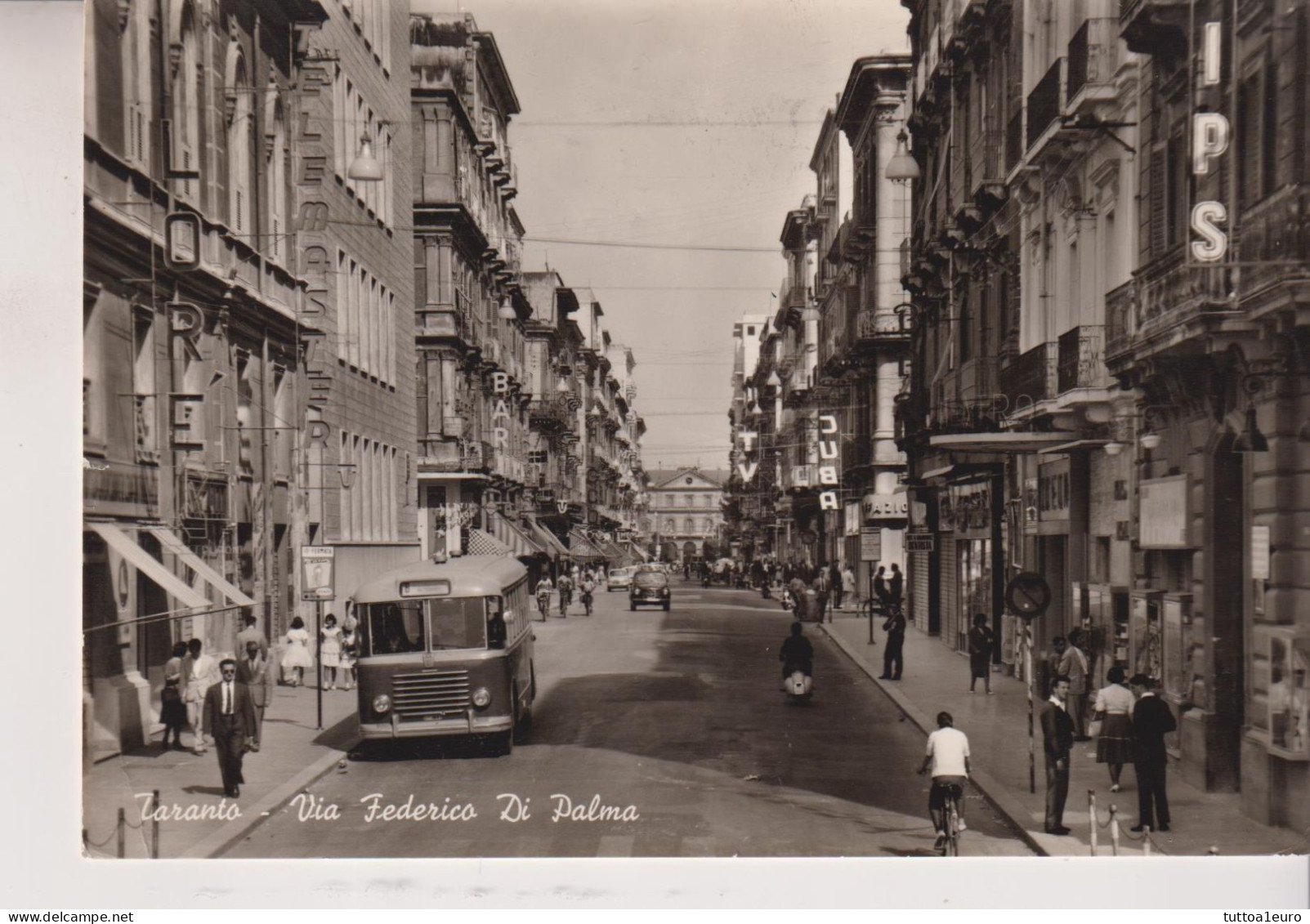 TARANTO  VIA FEDERICO  DI PALMA  VG  PULLMAN CORRIERA BUS - Taranto