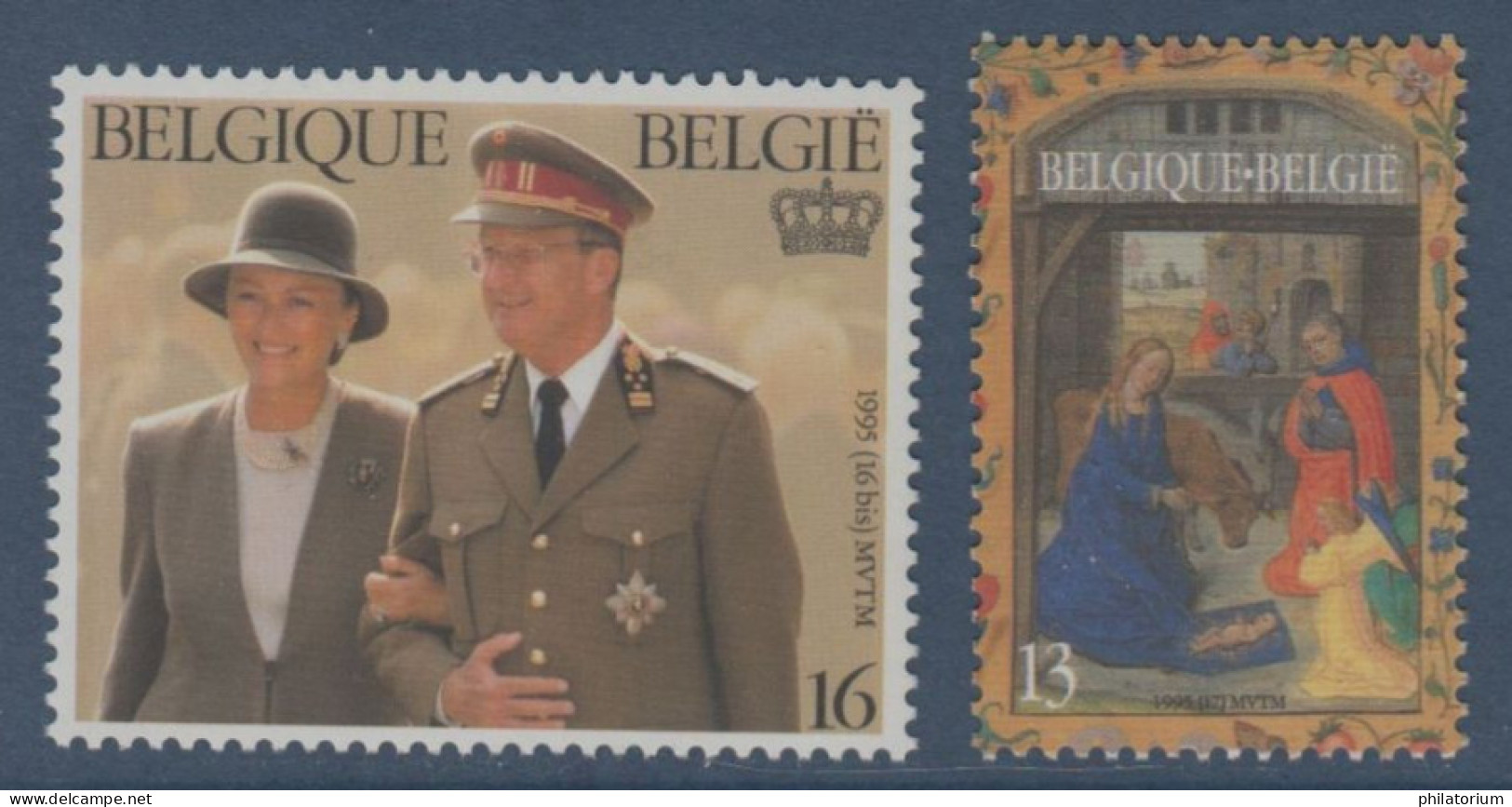 Belgique België, **, Yv 2621, 2622, Mi 2673, 2674, SG 3287, 3288, - Unused Stamps