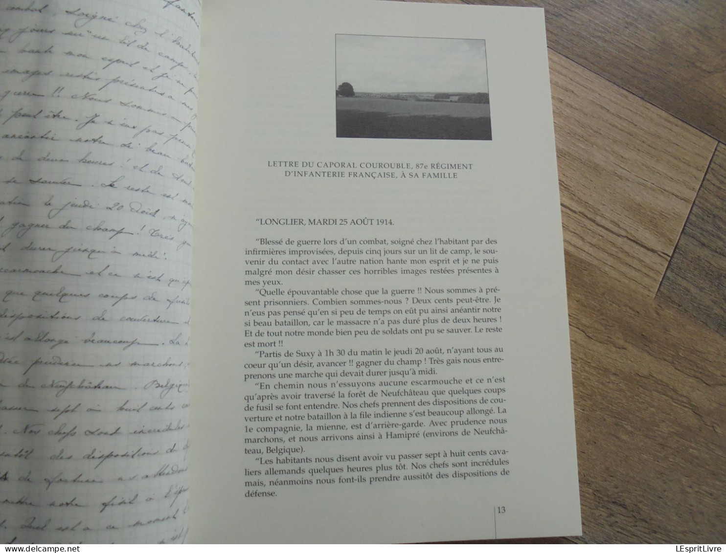 A LA RECHERCHE DU CAPORAL COUROUBLE Guerre 14 18 Combat De Longlier Hamipré 1914 Armée Française Régiment RI Neufchâteau - Oorlog 1914-18