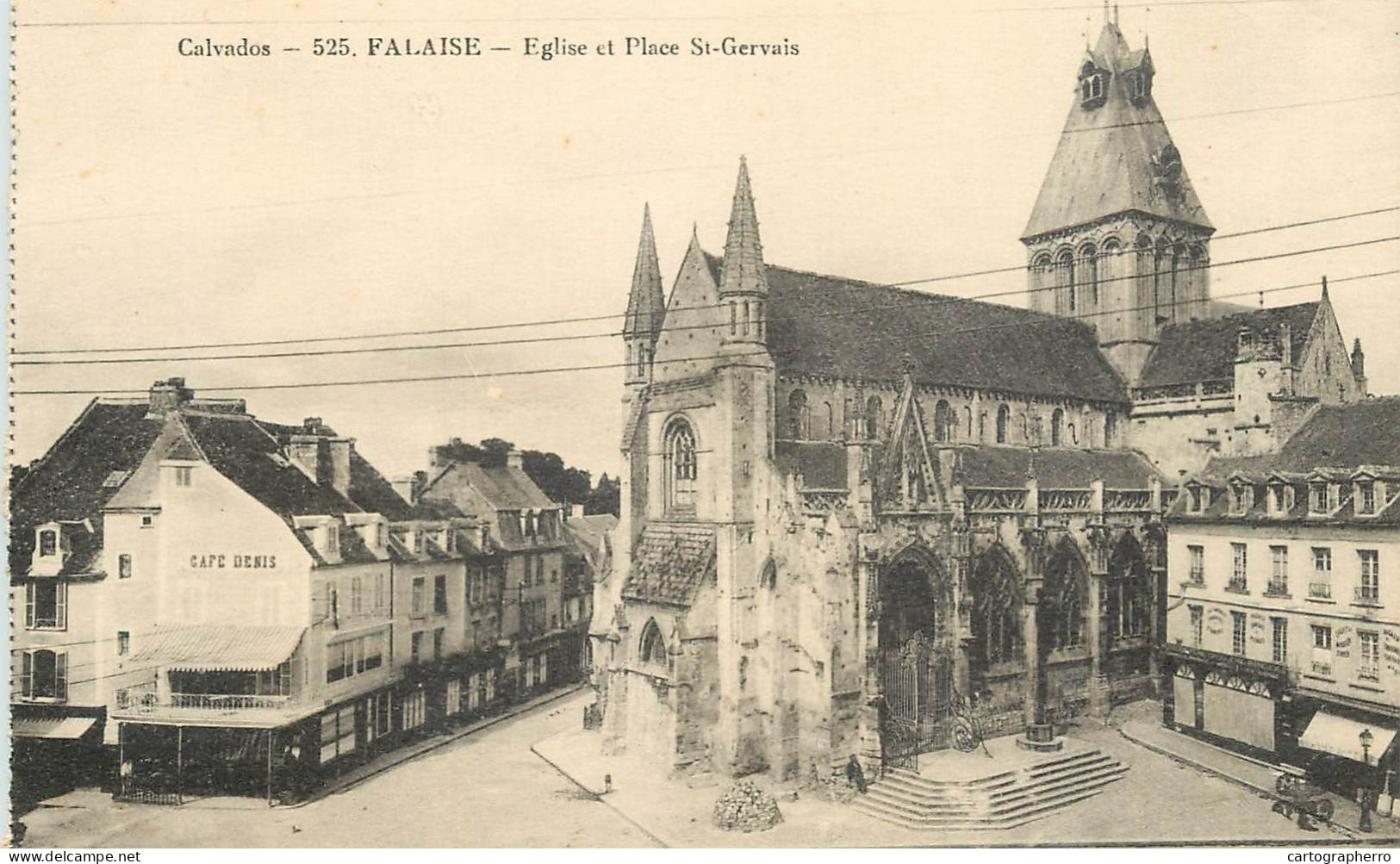 France Falaise (Calvados) Eglise & Place St Gervais - Falaise