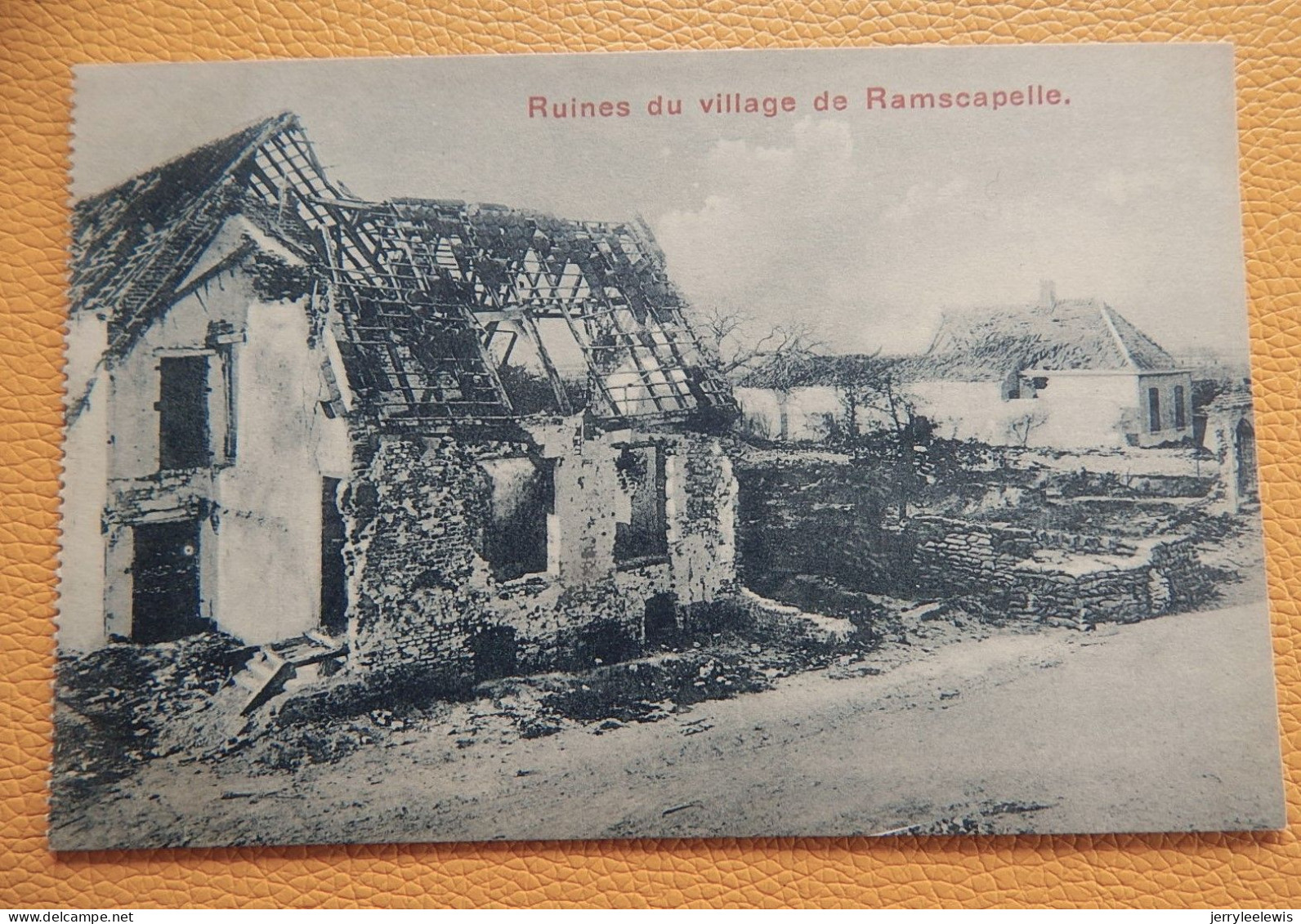 RAMSKAPELLE  - RAMSCAPELLE -  Puinen Van Het Dorp  - Ruines Du Village Ramscapelle - Nieuwpoort