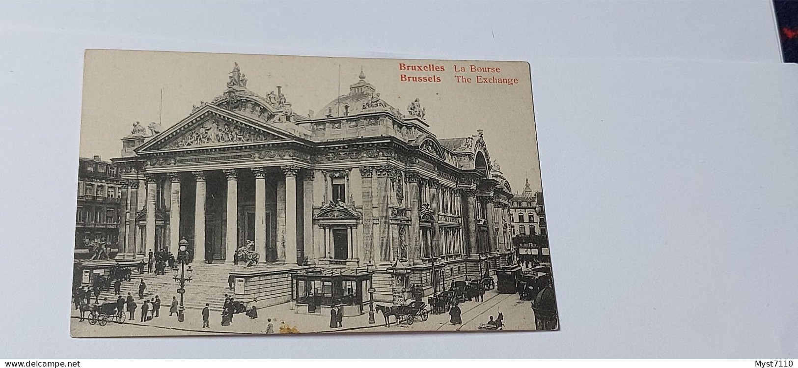 Cp Belgique/Bruxelles, La Bourse. - Monuments, édifices