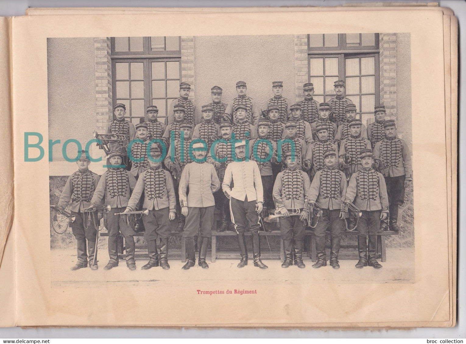 Châlons-sur-Marne, 5ème Régiment de Chasseurs, Mai 1908, album souvenir, 33 pages de photos