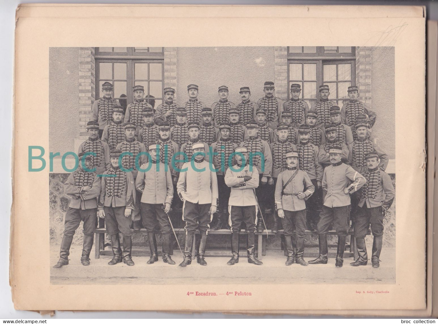 Châlons-sur-Marne, 5ème Régiment de Chasseurs, Mai 1908, album souvenir, 33 pages de photos