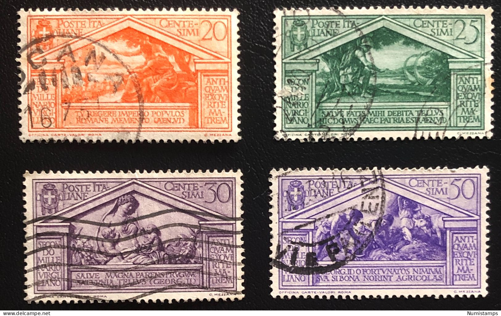 1930 - Two Thousandth Anniversary Of The Birth Of Virgil (Series) - ITALY STAMPS - Used