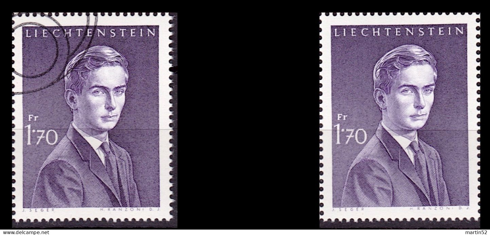 Liechtenstein 1964: Prinz Hans Adam Zu 339 Mi 439 Yv 349A ** MNH & AUSGABETAG 15.IV.64 (Zu CHF 5.00) - Neufs