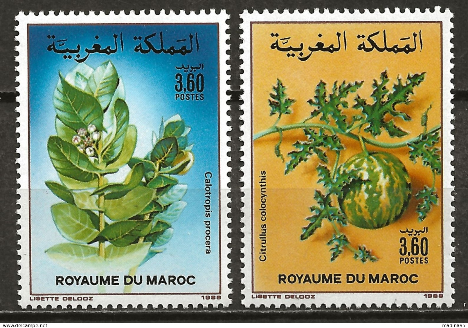 MAROC: **, N° YT 1052 Et 1053, TB - Maroc (1956-...)