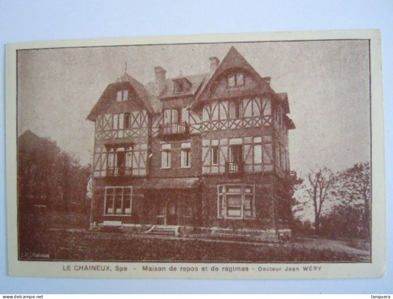 Spa Le Chaineux Maison De Repos Et De Régimes - Docteur Jean Wéry  (701) - Spa