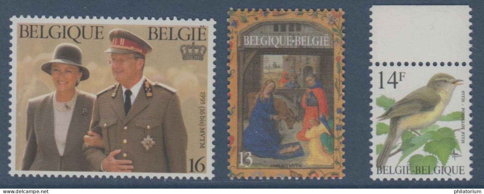 Belgique België, **, Yv 2621, 2622, 2623, Mi 2673, 2674, 2675, SG 3287, 3288, 3088, - Neufs