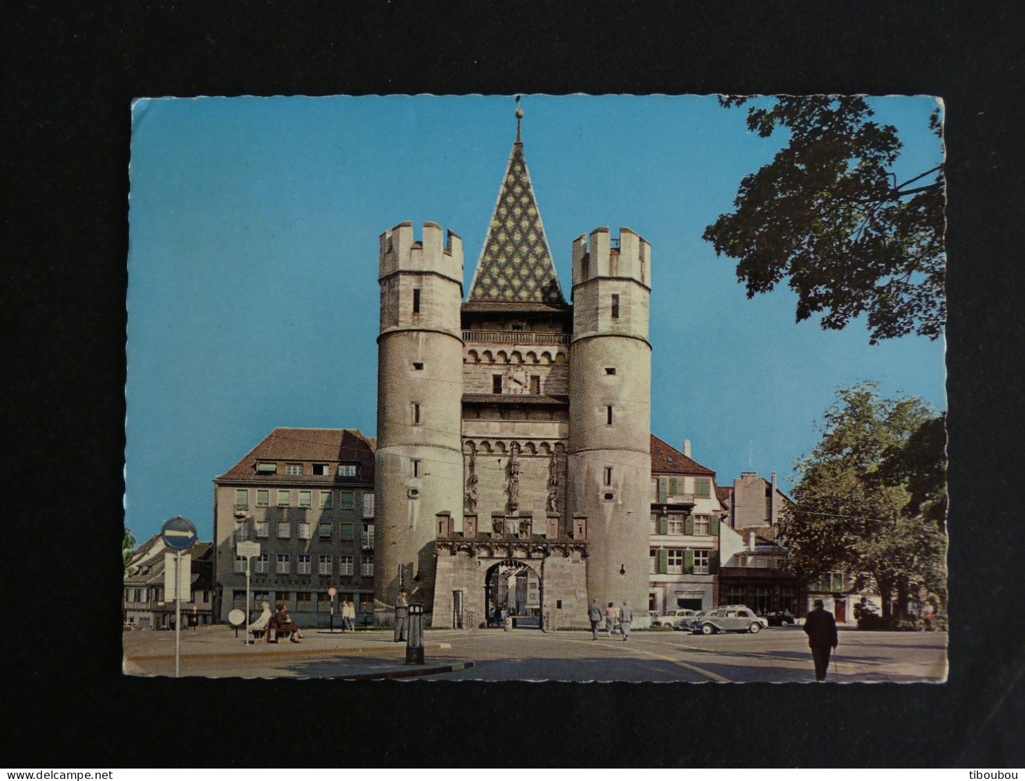 SUISSE SCHWEIZ SWITZERLAND HELVETIA AVEC YT 783 EUROPA - BALE BASEL LA TOUR DE SPALEN - Storia Postale