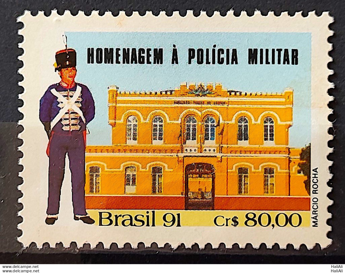 C 1770 Brazil Stamp Security Military Police 1991 - Ungebraucht